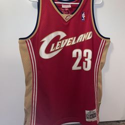 Red & Gold LeBron James 2003-04 Jersey (Large)