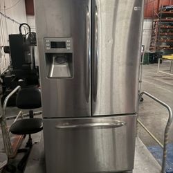 GE French Door Fridge 36” Wide, Semi-Working