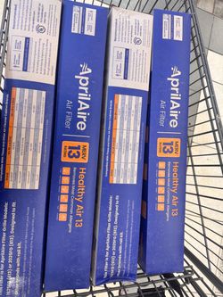 Lot of 6 Aprilaire 813 Merv 13 Air Filters