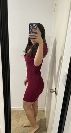 Burgundy Dress