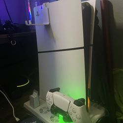 PS5 (Disc version) with Headphones and Cooling System