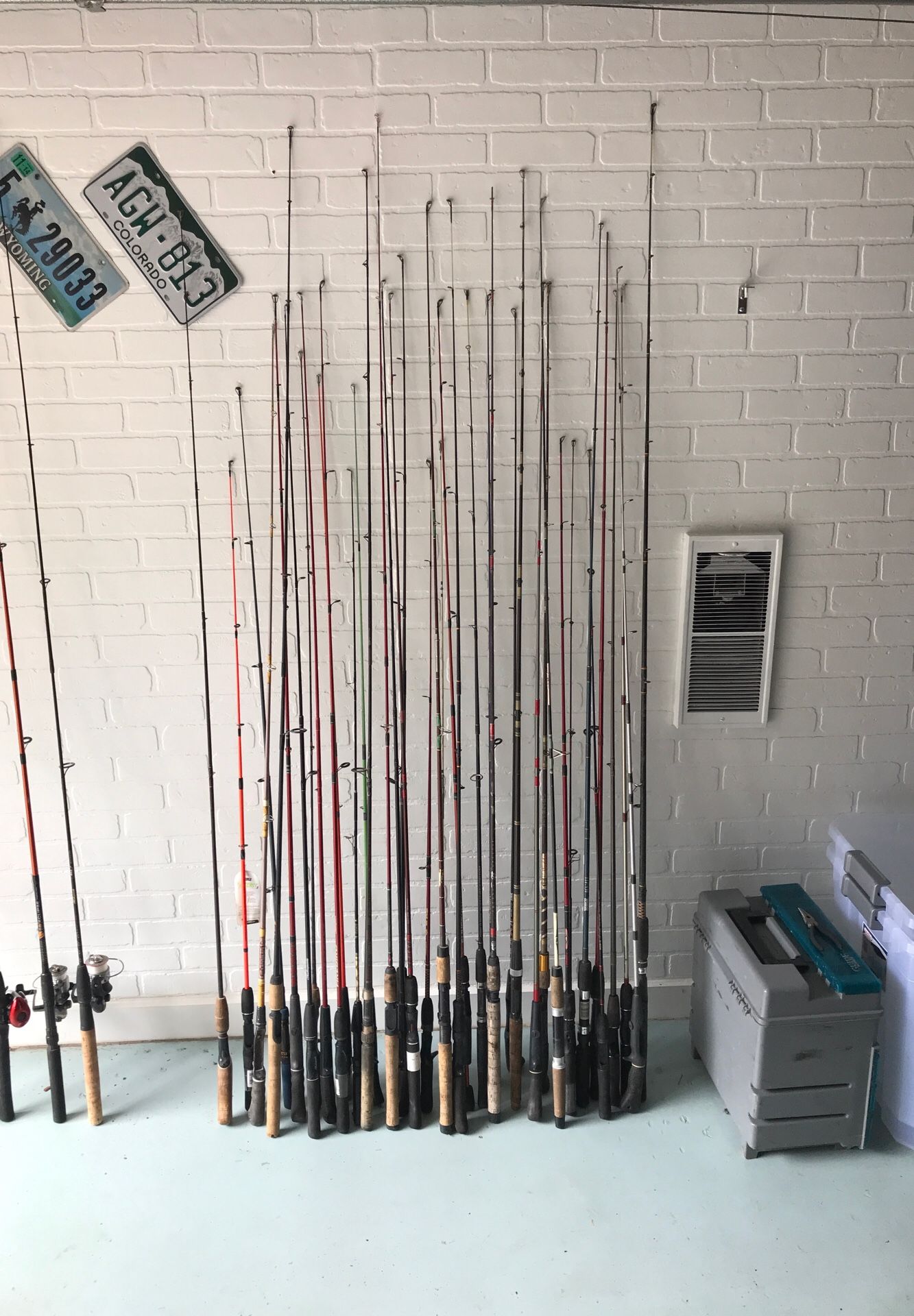 fishing poles NO Reels