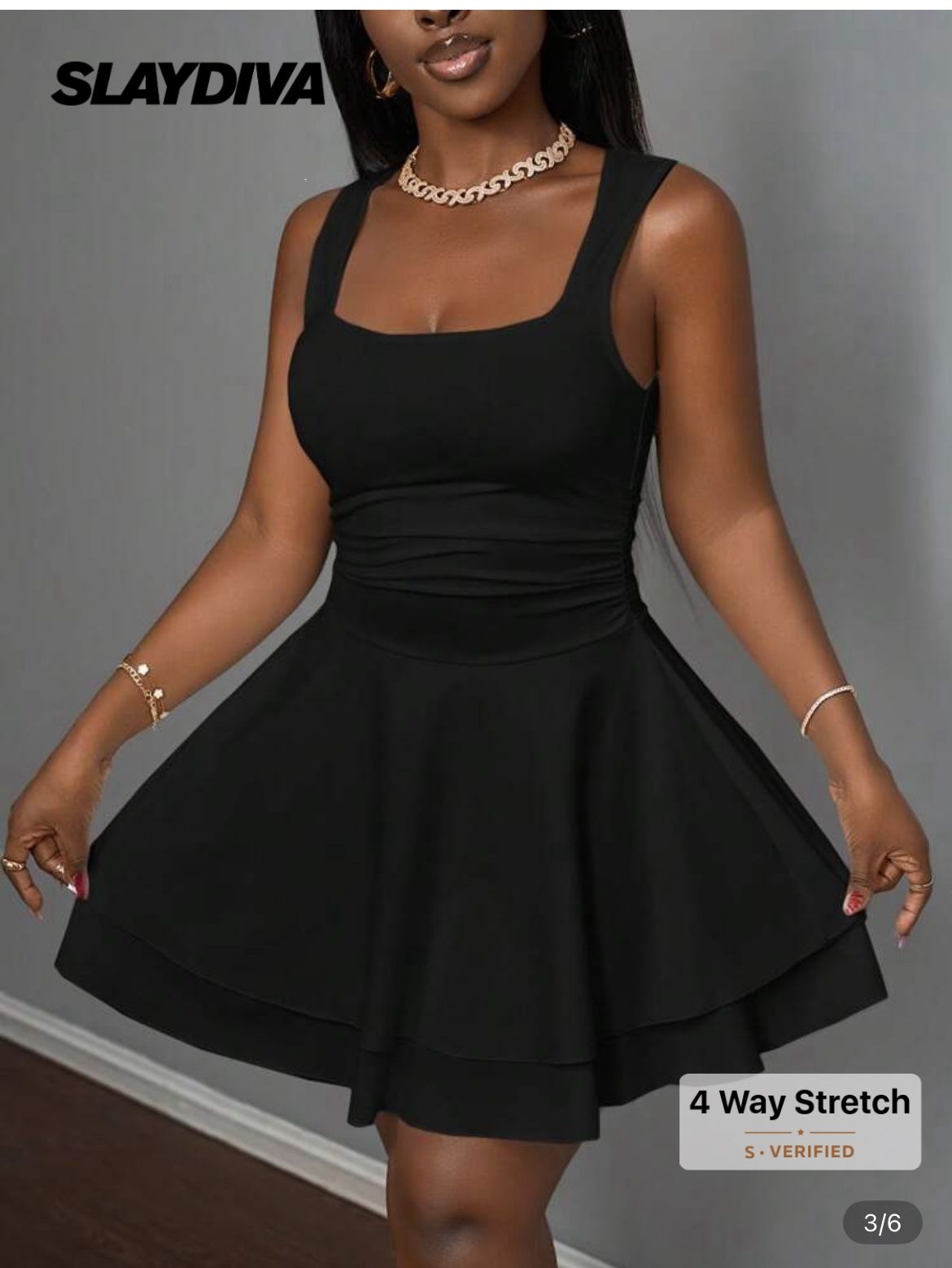 Stretchy Black Dress 