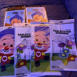 Plim Plim Goodie Bags and 4 Tablecloth