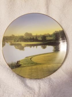 RARE KEMPER LAKES 17TH HOLE PLATE