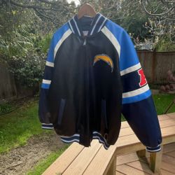 Vintage Leather San Diego Charger Jacket