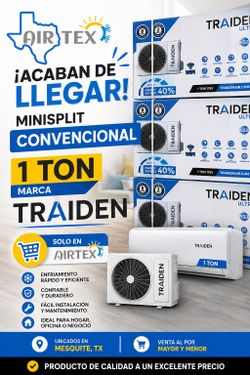 Minisplit Traiden Calidad, Ahorro y Confort