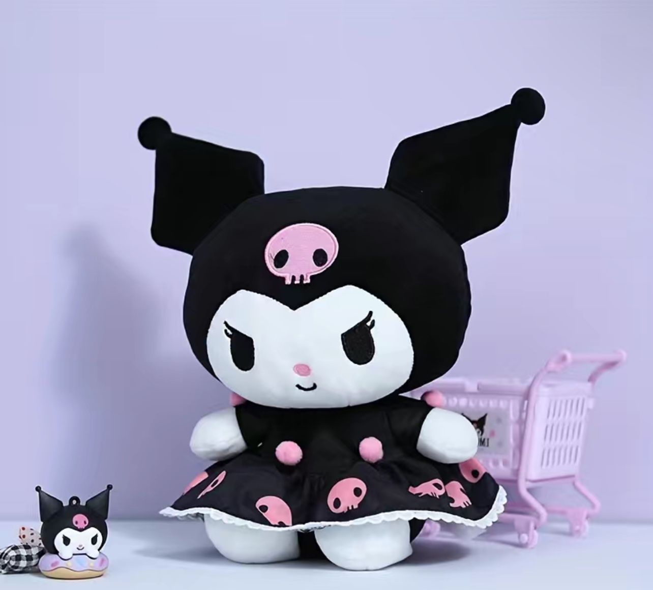 New Black Sanrio Kuromi Large Plushie