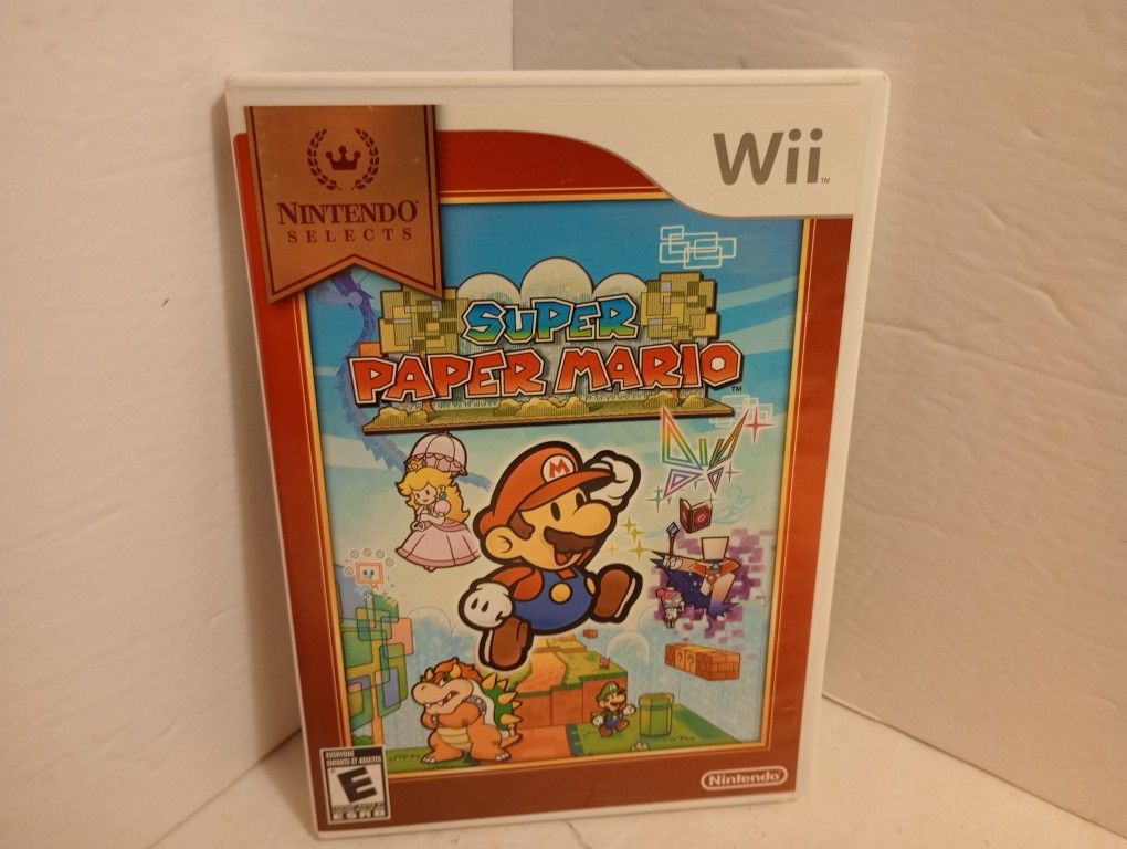 Super Paper Mario For Nintendo Wii