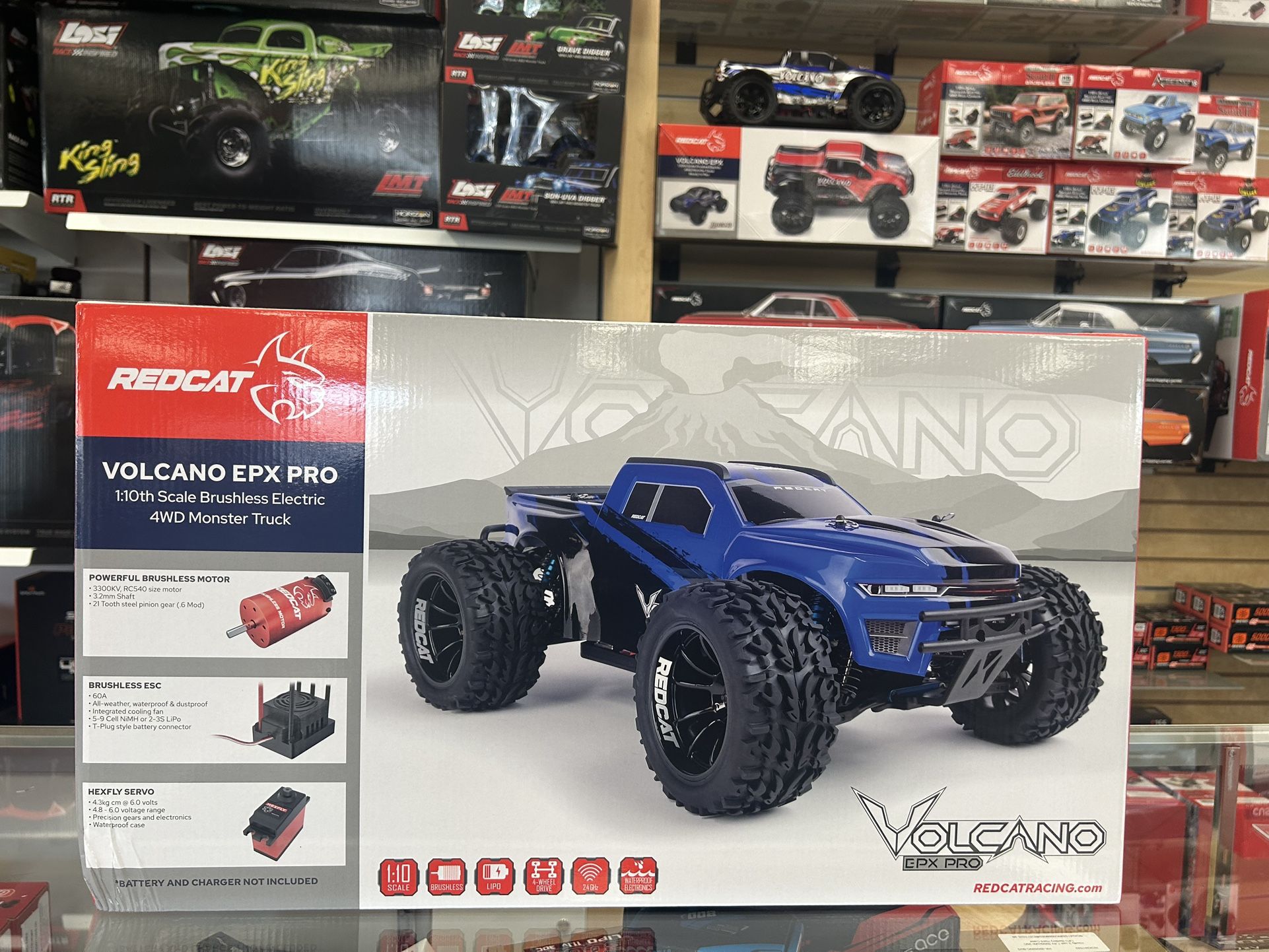 Redcat Volcano EPX Pro RC Off Road Truck 1/10 Brushless Truck.