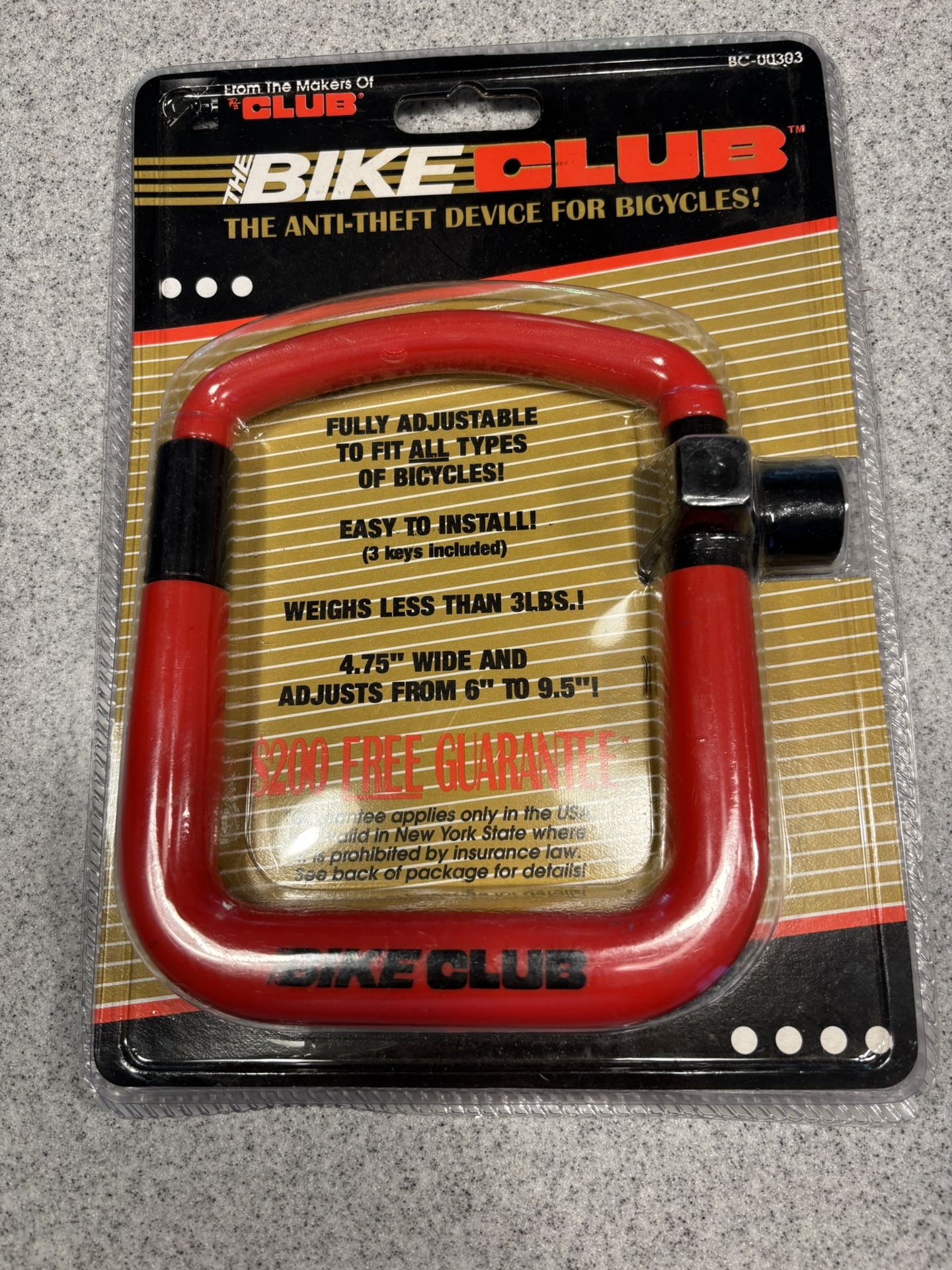New Bike Club Lock