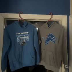 Detroit Lions “Boys” Size Large 14/16 Hoodie’s (2)
