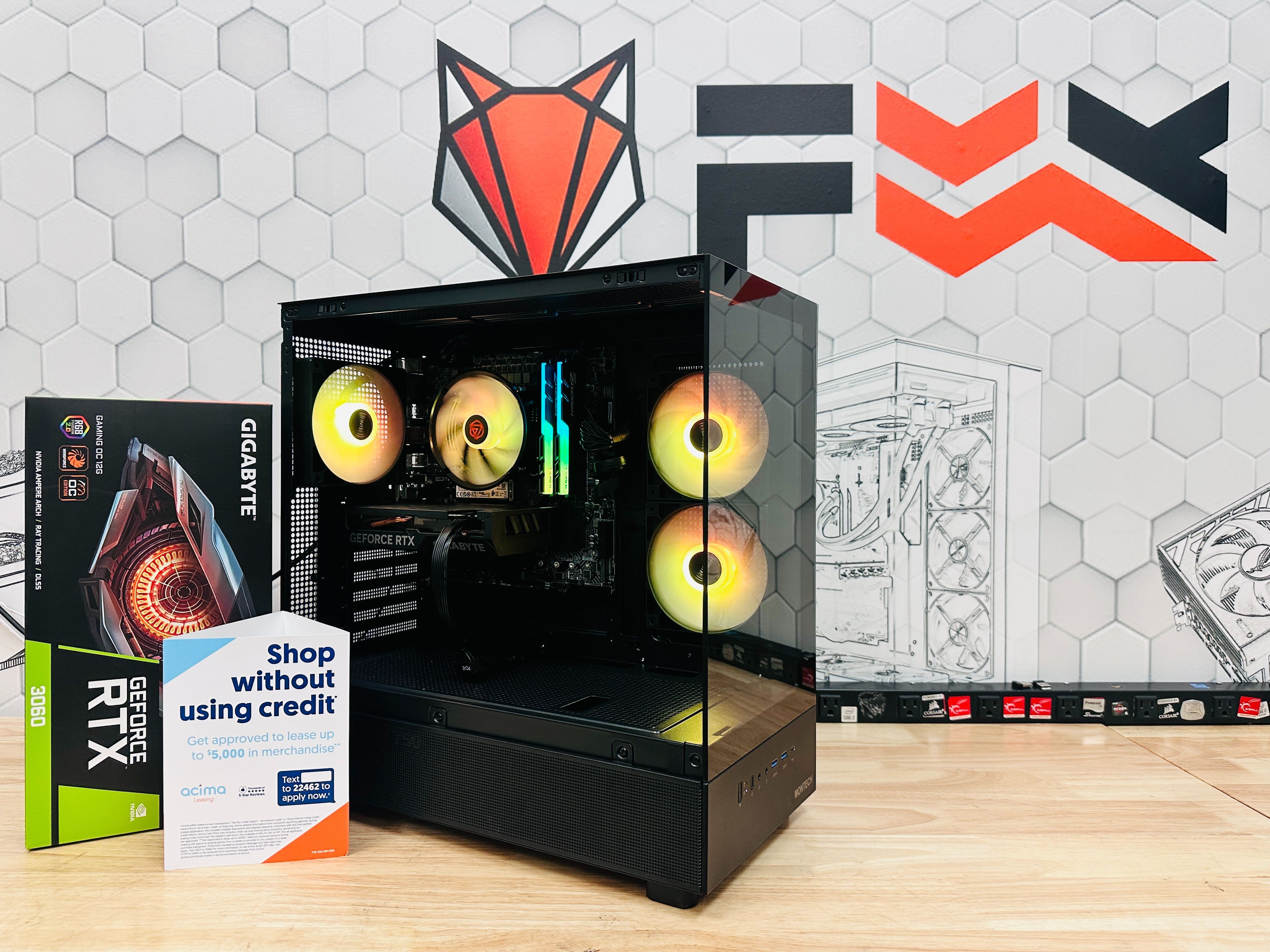 π¦ FOX 13 π¦BUDGET GAMING RIG FINANCE AVAILABLE π¦ FOX GAMING PC | RIG | AMD RYZEN 5-5500 | NVIDIA RTX 3060 | 16 GB DDR4 RAM | 1 TB NVME SSD |WIN 11.