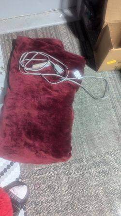 Red Twin Electric Blanket 
