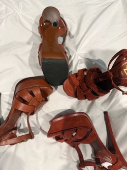 Saint Laurent Paris Tribute Sandal Heels