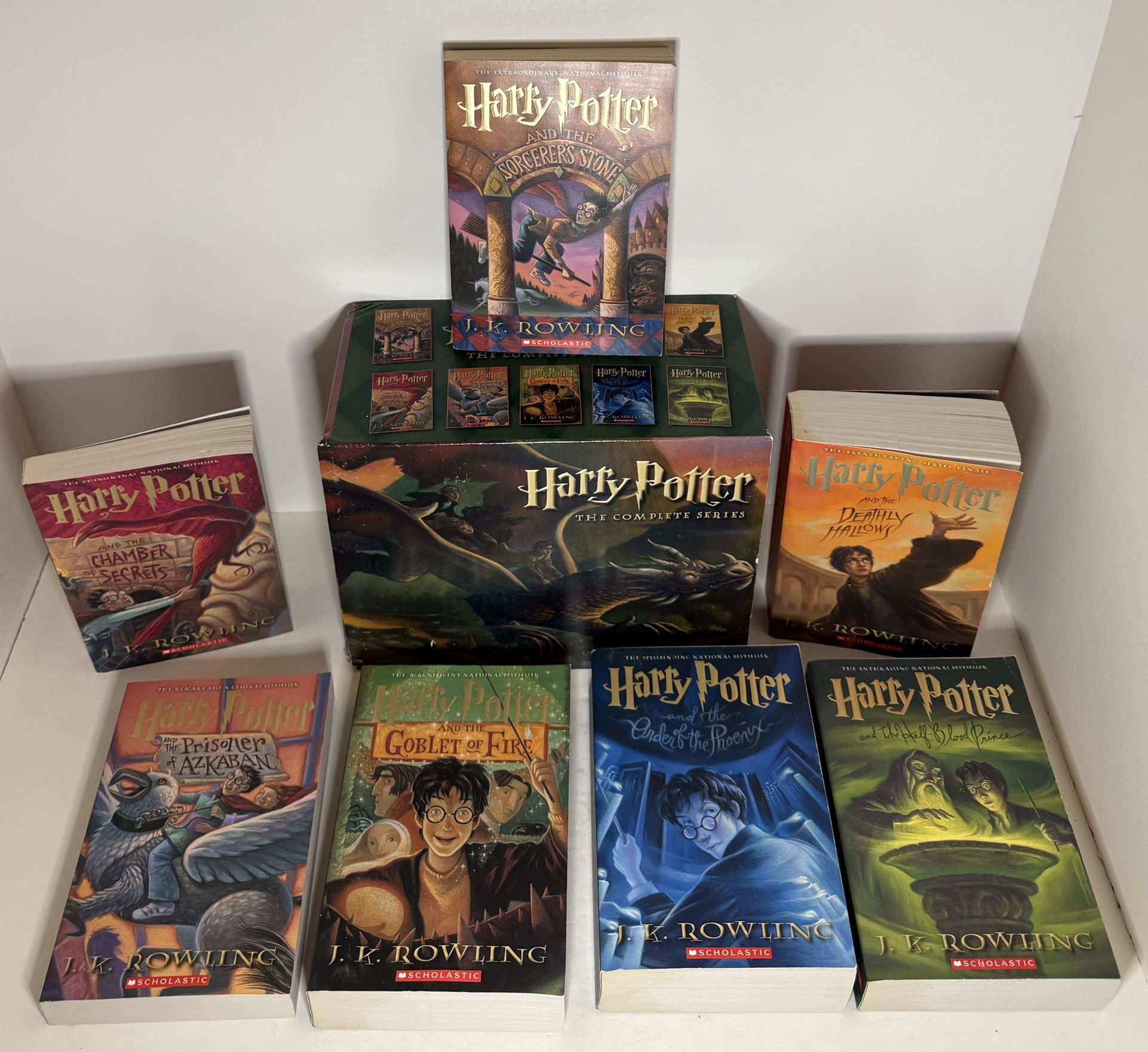 Harry Potter Complete Series 1-7 set Jk Rowling PB 1 2 3 4 5 6 7 lot