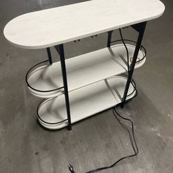 VASAGLE Bar Cabinets for Home, LED Coffee Bar with Power Outlets, Home Mini Bar for Liquor, Freestanding Wine Rack with Glass Holder, Kitchen, Dining 