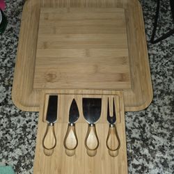 Bamboo Cheese Serving Tray 