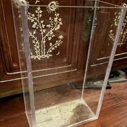 Handmade Vertical Handmade Vertical Rectangular Tower Acrylic Enclosure 19.5 Inch Tall 17 lbs Acrylic Enclosure 19.5 Inch Tall 17 lbs