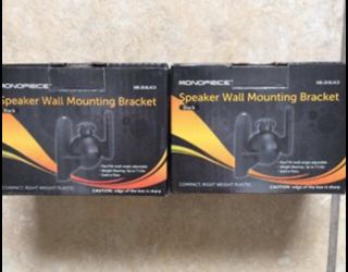 New Speaker Wall Mounting Brackets