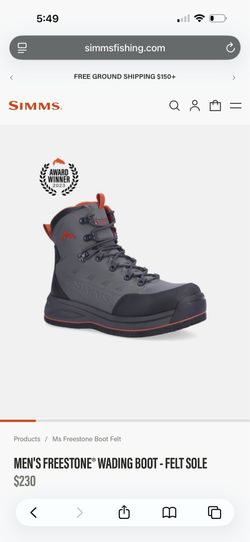 NEW Men’s SIMMs Felt Bottom Boots