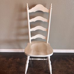 Sturdy Wooden Ladder Back Chair