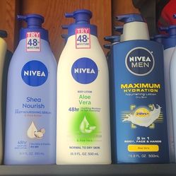 Nivea And Vaseline Lotion 