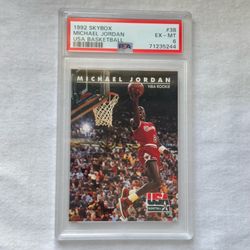 1992 Skybox Michael Jordan USA Basketball #38 PSA 6