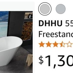 Free Standing Bath Tub And Fauset