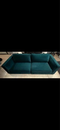 Green 2-Seater Couch