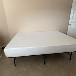 Full Memory Foam Mattress & Full Frame 