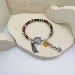 Original: DIY unicorn sterling silver bracelet! Unique, just this one.