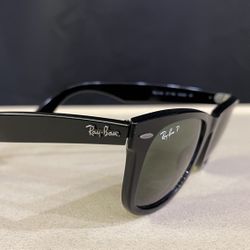 Ray Ban Original Wayfarer Polarized Classic Sunglass Handmade in Italy RB2140 901/58 50-22 