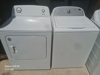 Washer and electric dryer