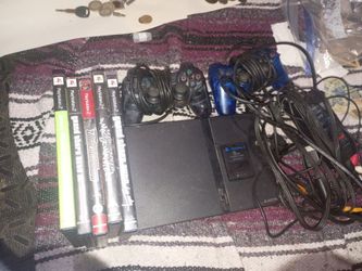 PlayStation 2 Slim Console Bundle with Games