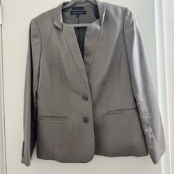 Ann Taylor LOFT Black Blazer – Size 12 – Classic Work Jacket 