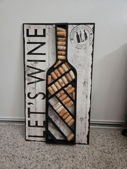 Wine/Cork Picture/Art Piece