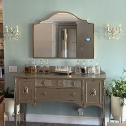 Vintage Bar Buffet Or Sideboard