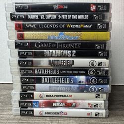Sony PlayStation 3 Games Lot Of 26 Tested Working