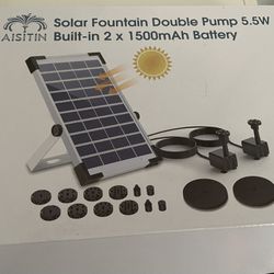 5.5W Solar Water Fountain