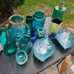 Glass Lot Decor (Used For Mama Mia Bridal Shower) 