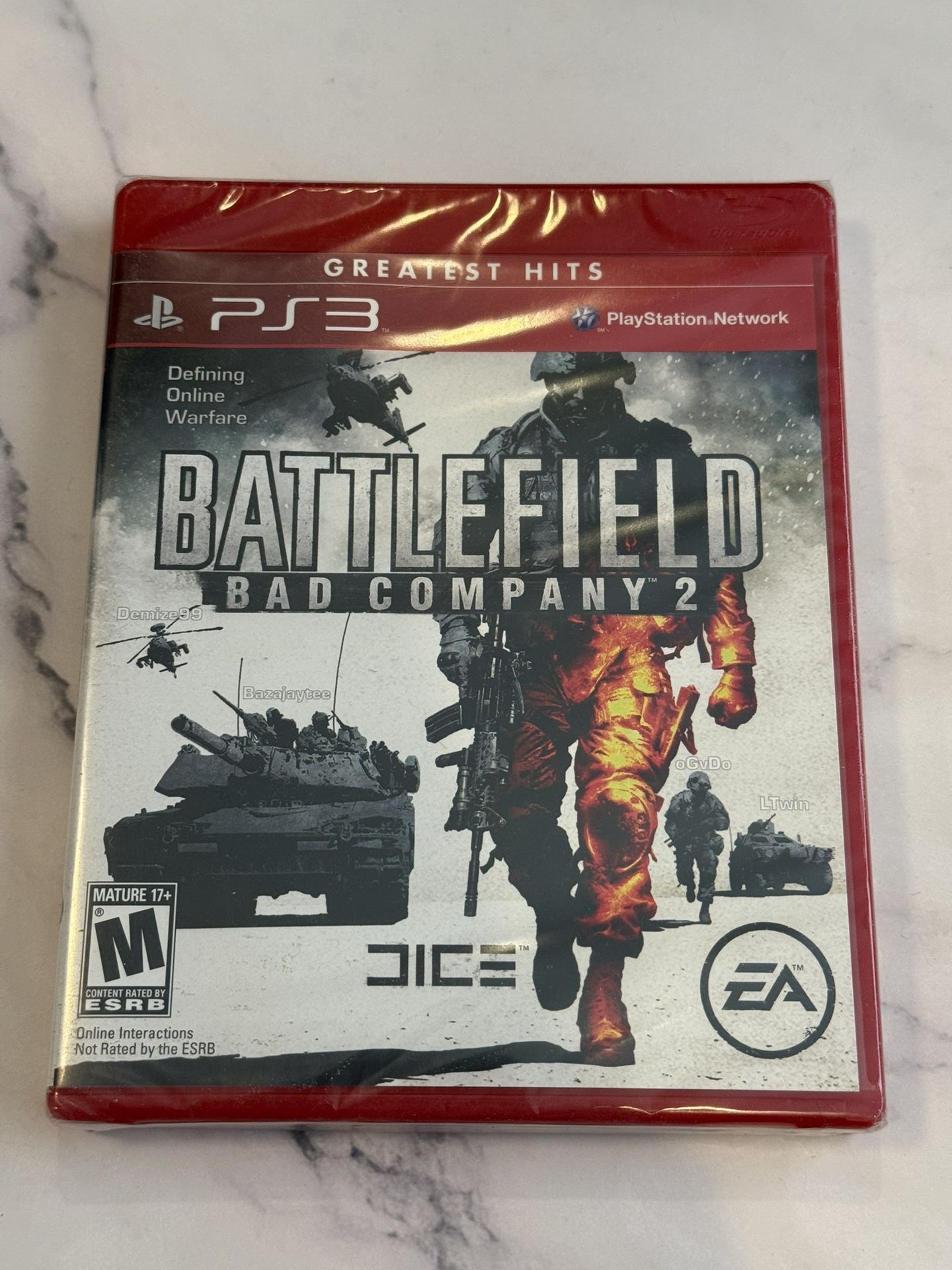 Battlefield Bad Company 2 Greatest Hits For Sony PlayStation 3 PS3 Video Game
