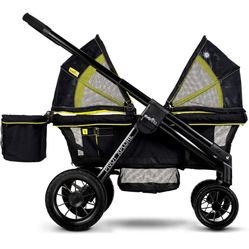 Practically New Evenflo Pivot Xplore All-Terrain Stroller Wagon Toddler Kids (Wayfarer Black)