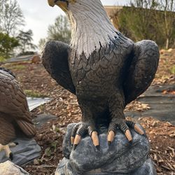 New Solid Concrete Majestic Bald Eagle Statue