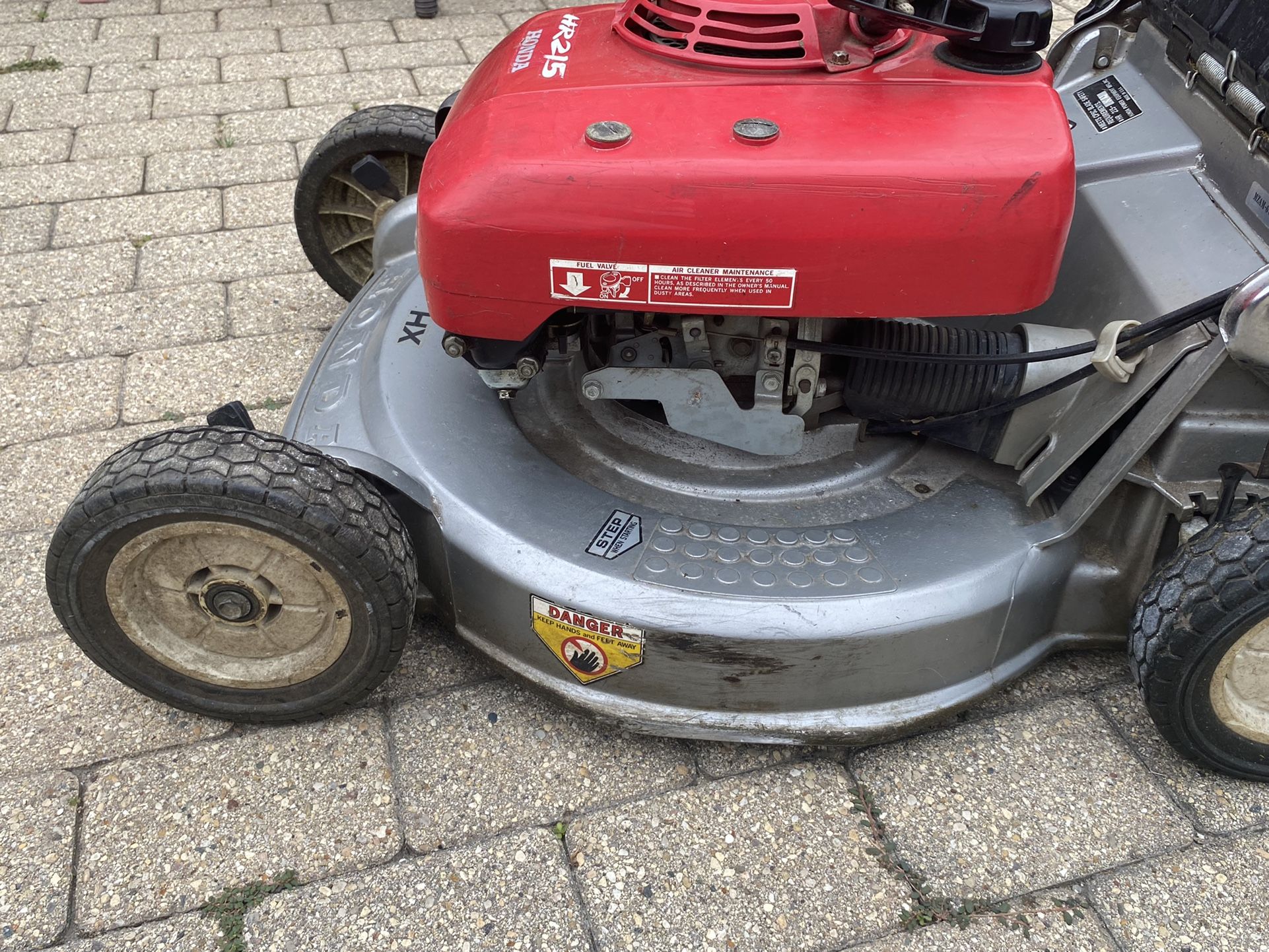 Honda hr215 hydrostatic lawn mower sale