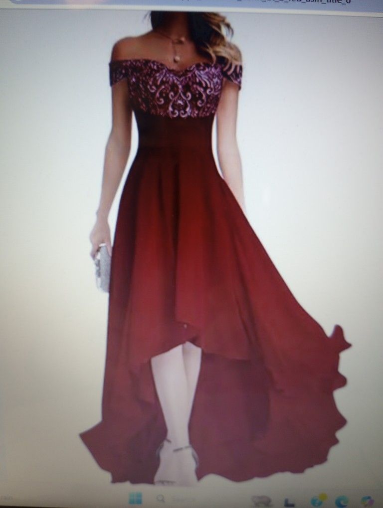 High Low  Chiffon Formal Evening Dress "Once"