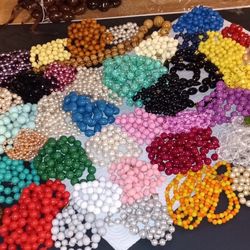 Bunch Of Random Colors  Different Types And Different Styles Necklaces Bunch 