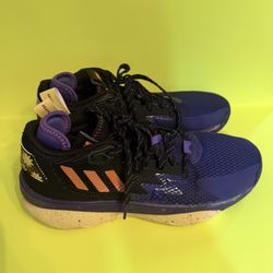 Adidas Dame 8 Honoring Black Excellence BHM Damian Lillard Purple Men sz 8 Great