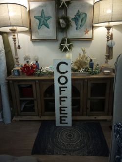 Wood Coffee Sign