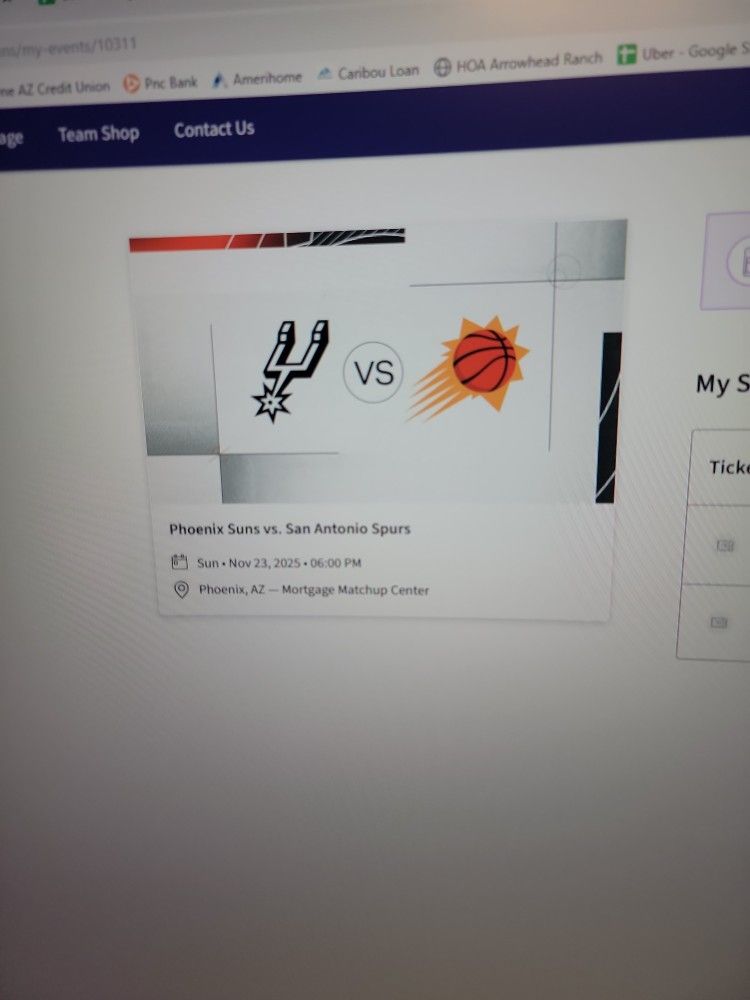 Phoenix Suns Vs San Antonio Spurs